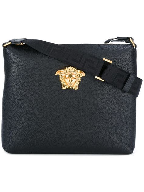 men versace messenger bags|Versace side bag men's.